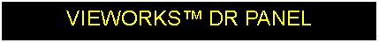 Text Box: VIEWORKS� DR PANEL